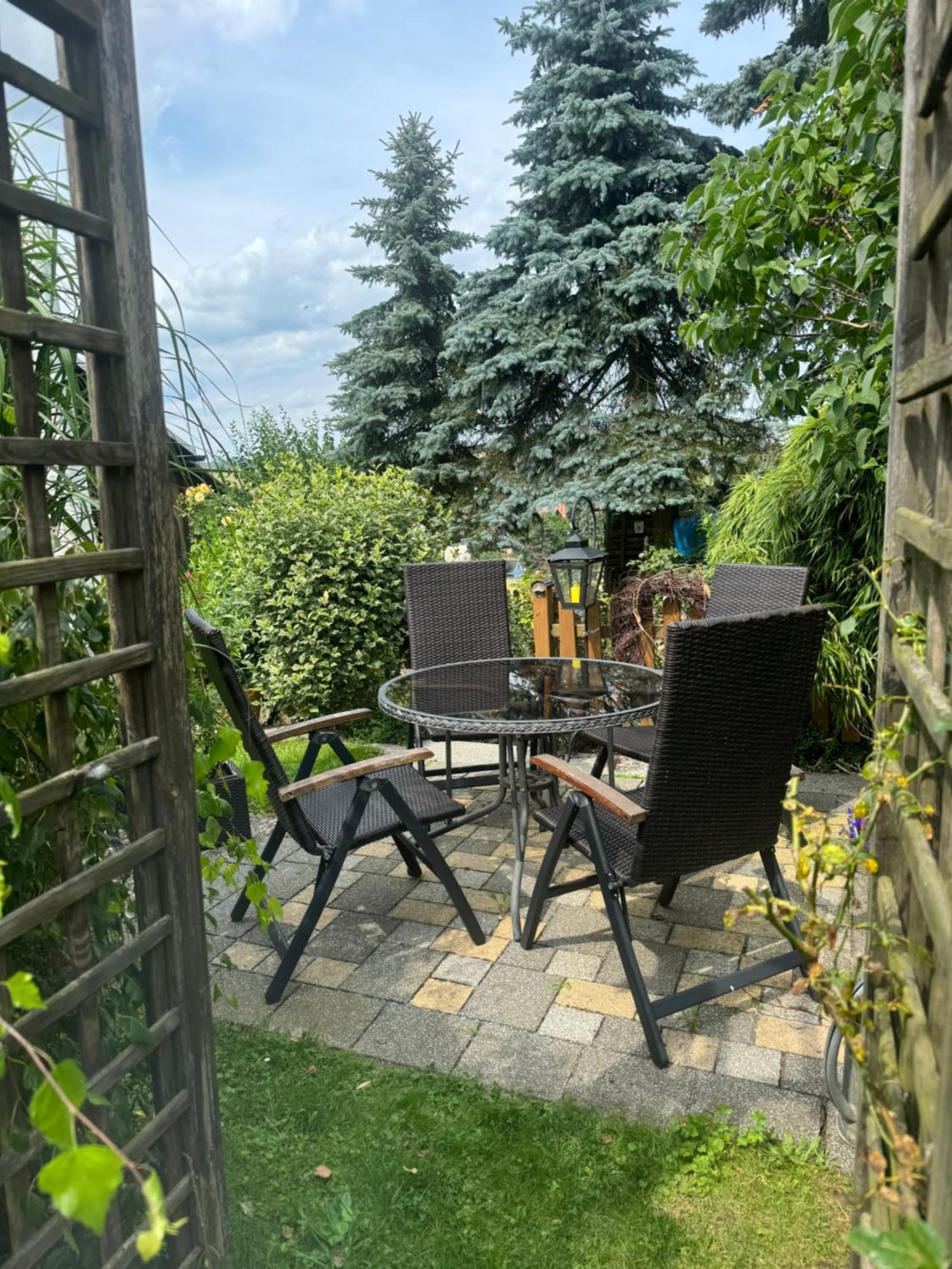 Ferienwohnung Hinterhermsdorf Glaser ゼーブニッツ エクステリア 写真